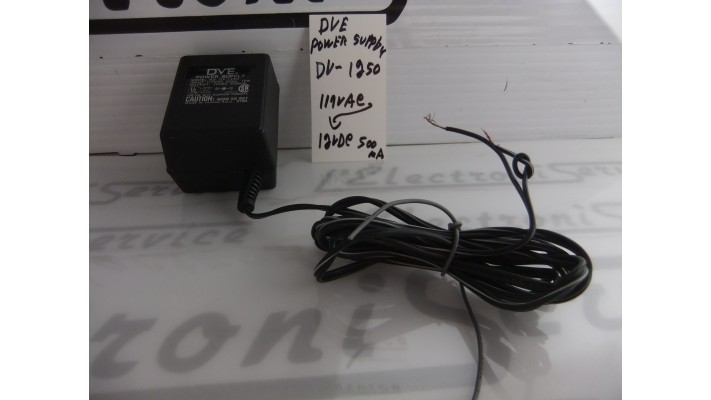 DVE DV-1250 power supply 